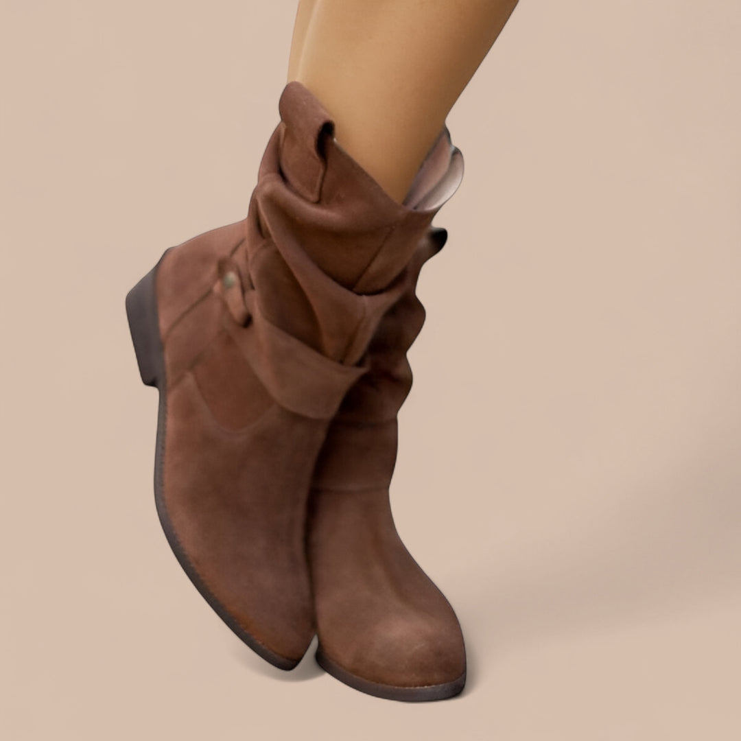 Ruth & Eleanor™ | Loose Suede Ankle Boots Rachel