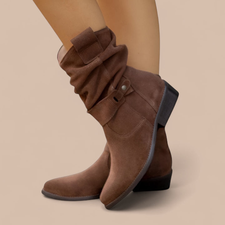 Ruth & Eleanor™ | Loose Suede Ankle Boots Rachel