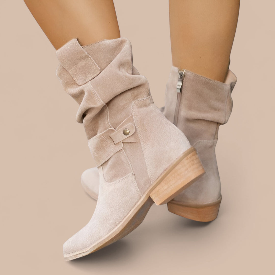 Ruth & Eleanor™ | Loose Suede Ankle Boots Rachel