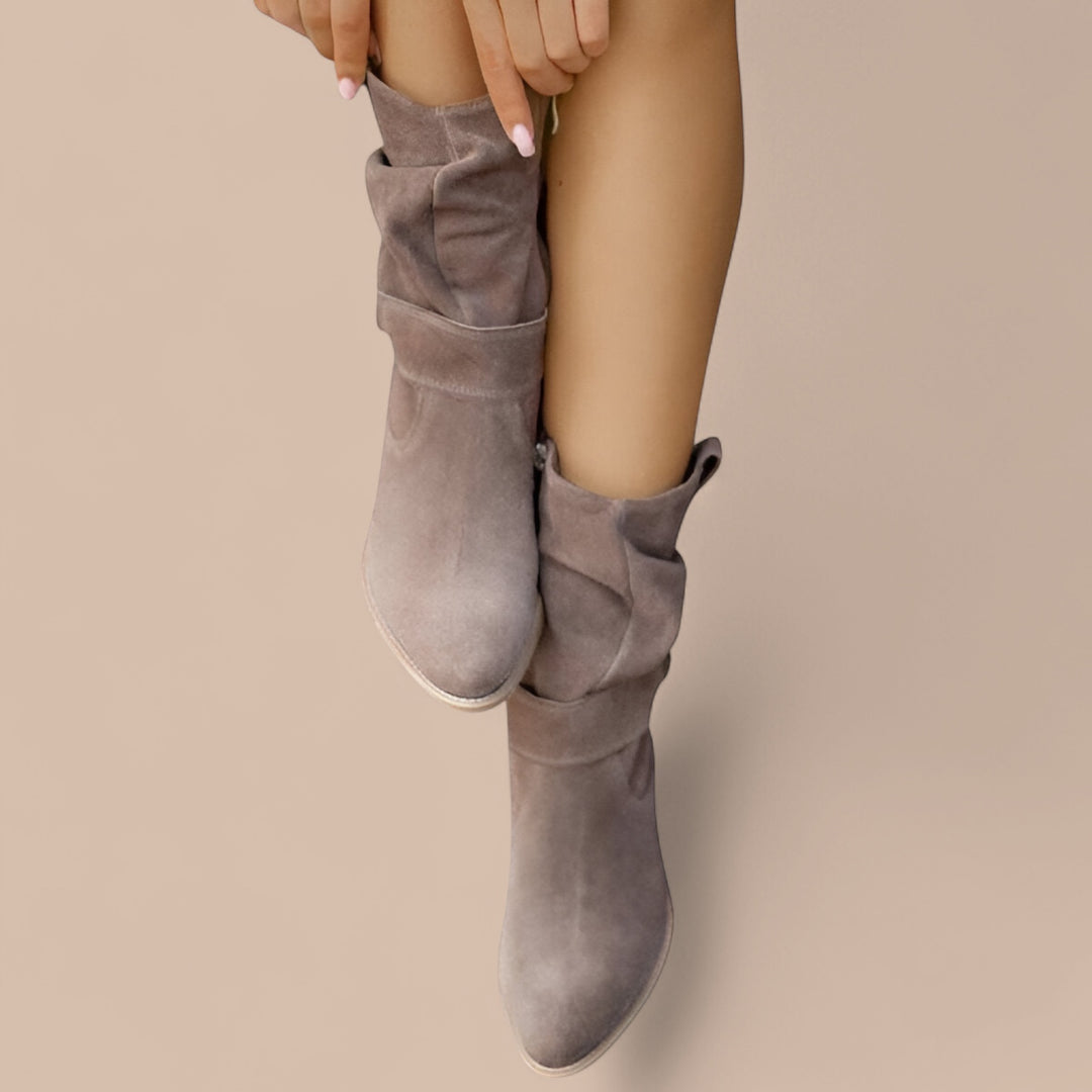 Ruth & Eleanor™ | Loose Suede Ankle Boots Rachel