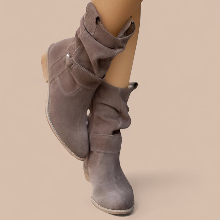 Ruth & Eleanor™ | Loose Suede Ankle Boots Rachel