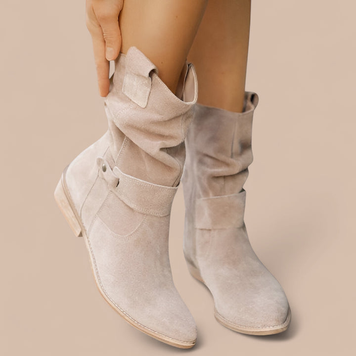 Ruth & Eleanor™ | Loose Suede Ankle Boots Rachel