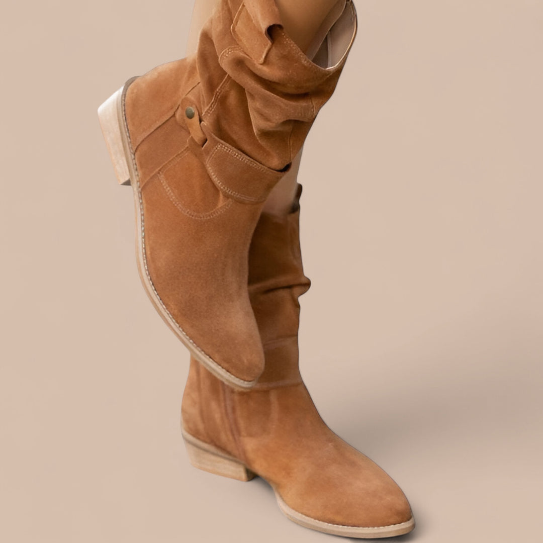 Ruth & Eleanor™ | Loose Suede Ankle Boots Rachel