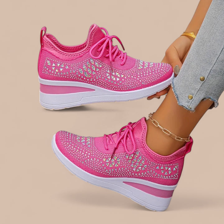 Ruth & Eleanor™ | Olivia – Elegant Sparkling Orthopedic Sneakers