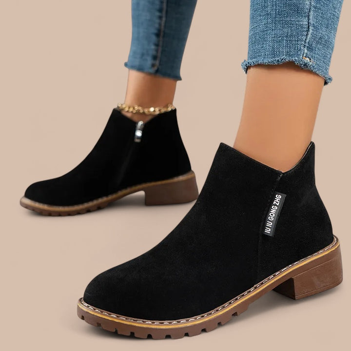 Ruth & Eleanor™ | Thick Sole Ankle Boots
